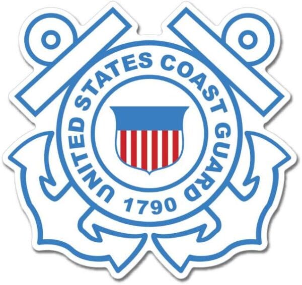 US Coast Guard White Seal Wall Window Car Vinyl Sticker Decal