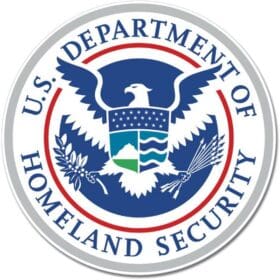 US Department of Homeland Security Seal Sticker Decal