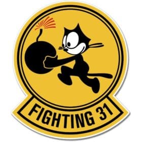 US Navy Fighter Squadron VF-31 Tomcatters Emblem Sticker Decal