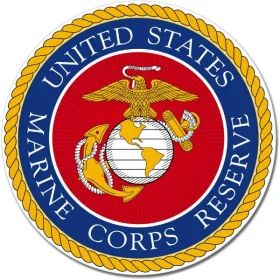 US Navy Marine Corps Reserve Seal Wall Window Sticker Decal
