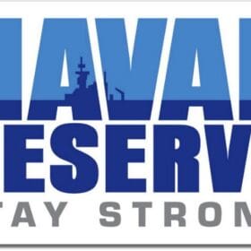 US Navy Naval Reserve Stay Strong Emblem Sticker Decal