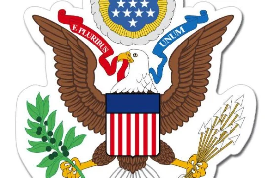 US United States Presidential Eagle Emblem Sticker Decal