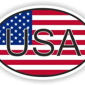 USA COUNTRY CODE OVAL FLAG UNITED STATES Vinyl Sticker.JPG