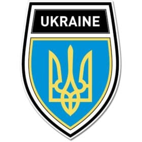 Ukraine Shield Coat of Arms Emblem Wall Window Car Sticker Decal