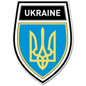 Ukraine Shield Coat of Arms Emblem Wall Window Car Sticker Decal