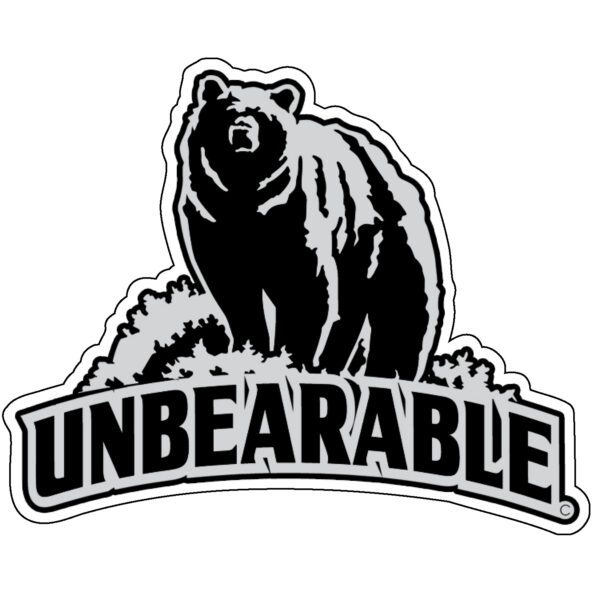 Unbearable Logo vinyl sticker
