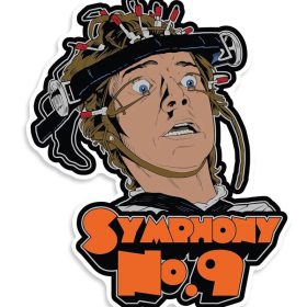 Symphony No.9 A Clockwork Orange Cult Vintage Horror Mind Control Sci-Fi Psycho Art vinyl sticker