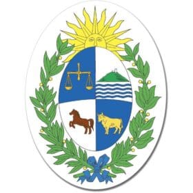 Uruguay Coat of Arms Emblem Wall Window Car Sticker