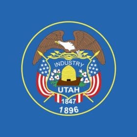 Utah State Flag Wall Window Car Vinyl Sticker Decal