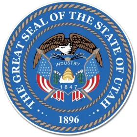 Utah State Seal Wall Window Car Vinyl Sticker Decal