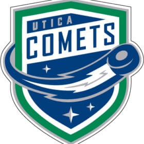 Utica Comets Logo Vinyl Sticker