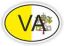 VA HOLY VATICAN FLAG VINYL STICKER