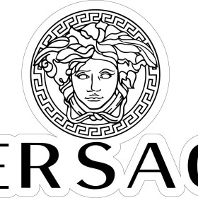 Versace Logo Wordmark vinyl sticke