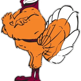 Virginia Hokies 4 NCAA Logo 1 vinyl sticker