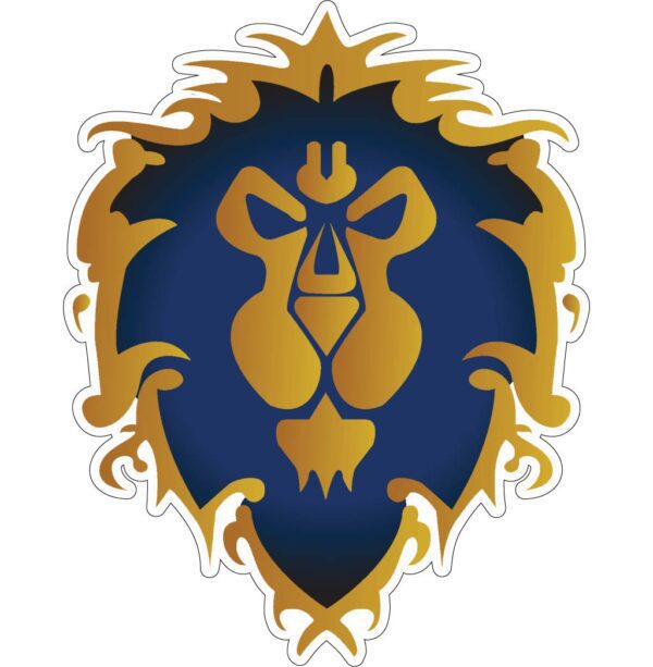 Warcraft-Alliance vinyl sticker