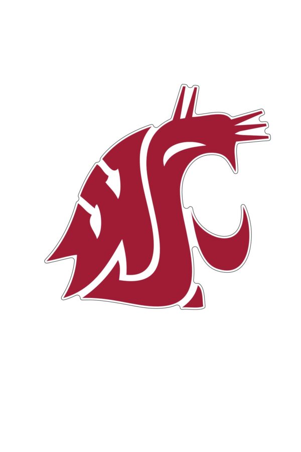 Washington State Cougars NCAA Logo vinyl sticker