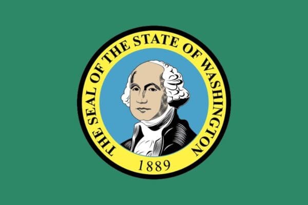 Washington State Flag Wall Window Car Vinyl Sticker Decal