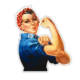 We Can Do It Rosie The Riveter vinyl sticker