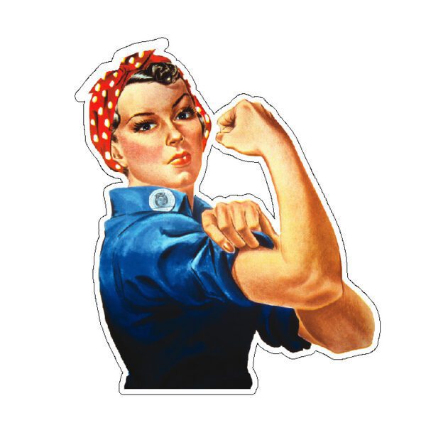 We Can Do It Rosie The Riveter vinyl sticker
