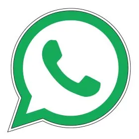 WhatsApp Logo Icon Green Chat Bubble Phone Symbol Social Media Messaging App Smartphone Communication Tech vinyl sticker