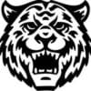 Wild Animal Muzzle Mascot Cut Out Vinyl Decal