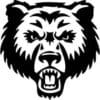 Wild Bear Animal Muzzle Mascot Cut Out Vinyl Decal