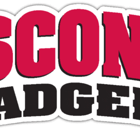Wisconsin Badgers-2 NCAA Logo vinyl sticker