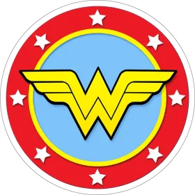 Wonder Woman Symbol vinyl sticker