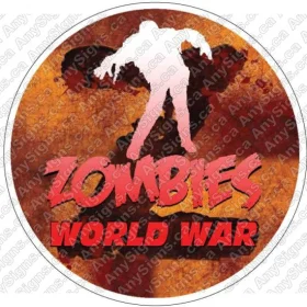 World War Z Circle Vinyl Sticker