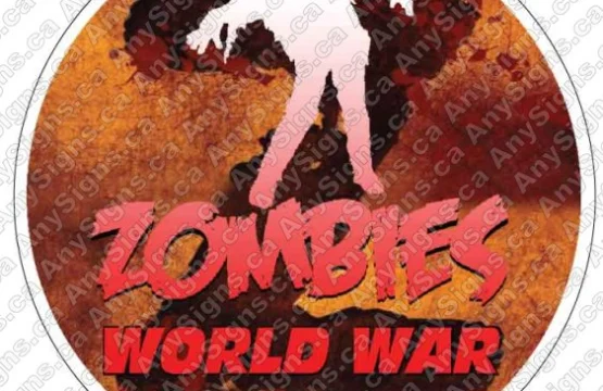 World War Z Circle Vinyl Sticker