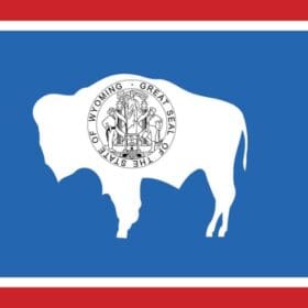 Wyoming State Flag Wall Window Car Vinyl Sticker Decal