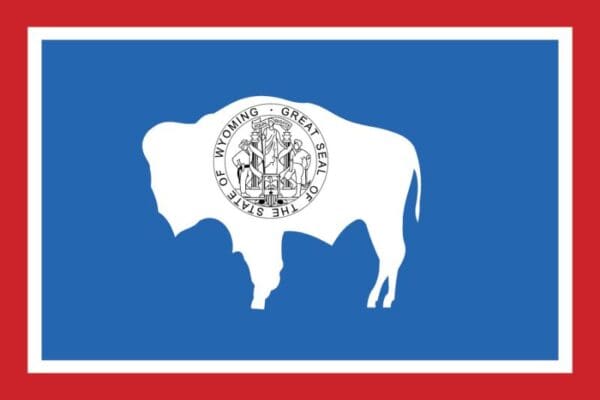 Wyoming State Flag Wall Window Car Vinyl Sticker Decal