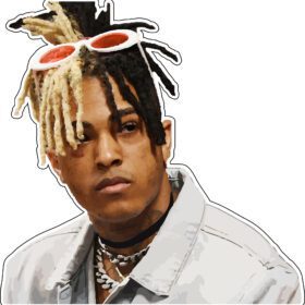 XXX Tentacion Clout vinyl sticker