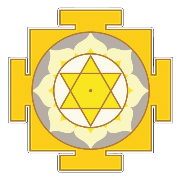 Jupiter Yantra luck Prosperity Symbol Courage Talisman Spiritual Growth Divine Wisdom Inner Knowledge Sacred Geometry vinyl sticker