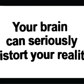 Your Brain Can Seriously Distort Your Reality Vinyl Sticker