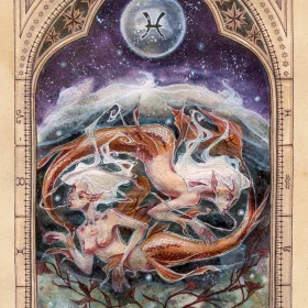 Zodiac-Pisces-vinyl-sticker