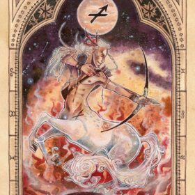 Zodiac-Sagittarius-vinyl-sticker-