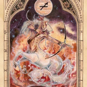 Zodiac-Sagittarius-vinyl-sticker-