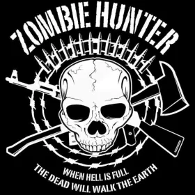 Zombie_hunter_when_hell_is_full_vinyl_print_sticker
