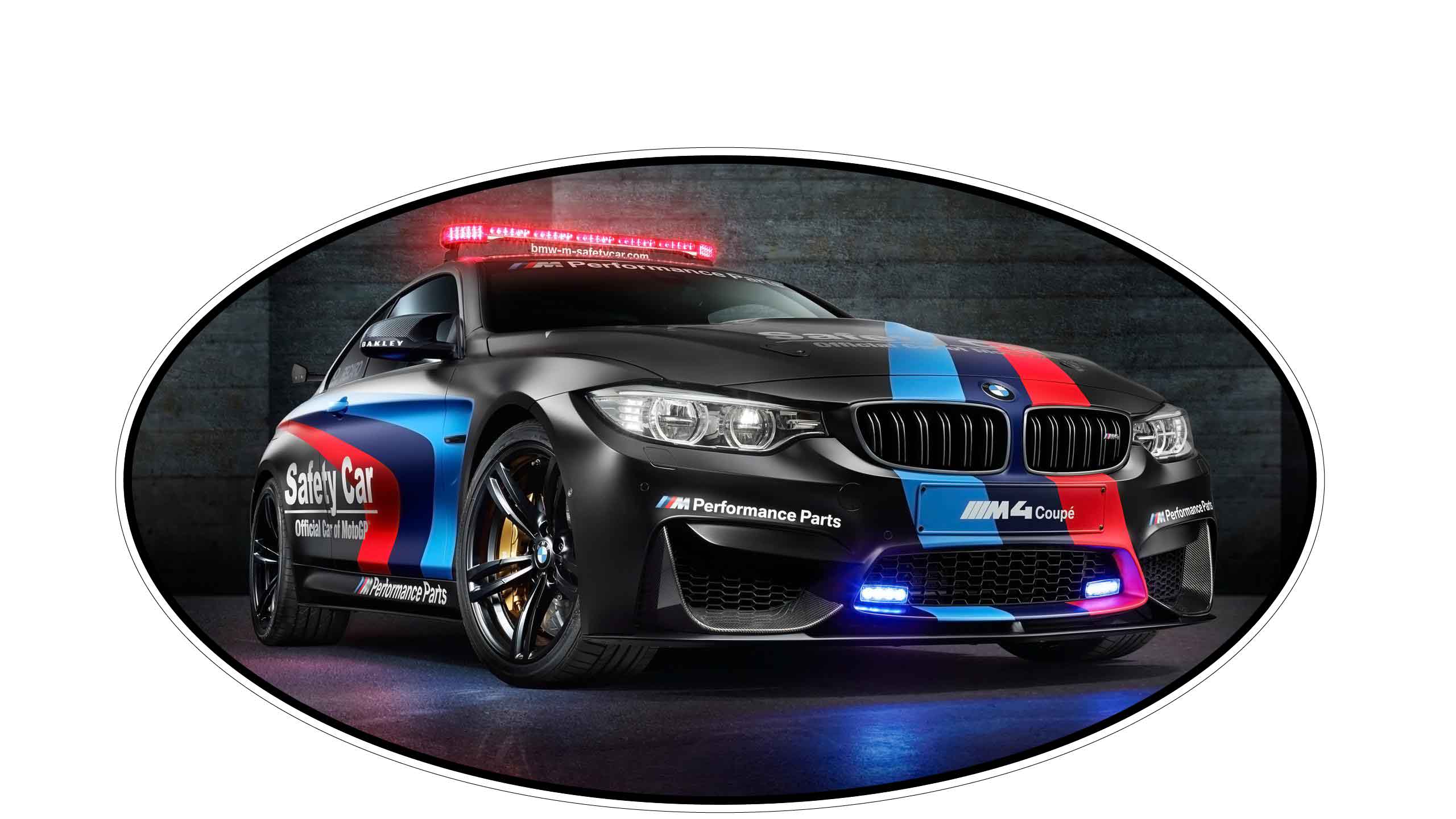 BMW Performance M4 Sport Safety Racing Car Vinyl Sticker