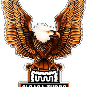 Cloaca Turbo Harley Davidson Parody Wim Delvoye Contemporary Art Poo Machine Mechanical Digestive System Conceptual Modern Sculpture Industrial Design vinyl sticker