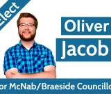 ELECT Oliver Jacob 24 x18 coroplast sign