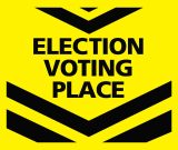 Election Voting Sign 24x20 LBS 1