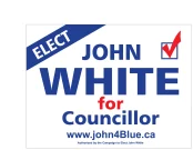 John White Election 18 x 24 coroplast 1