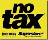 R12-3404_NO TAX 24x20 Lawn Sign