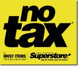 R12-3404_NO TAX 24x20 Lawn Sign