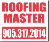 Roofing Master 24x20 Lawn Signs