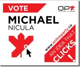 VOTE Michael Nicula 24x20 election sign