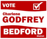 Vote Charlene Election Sign