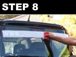 vinyl sticker application process step 8